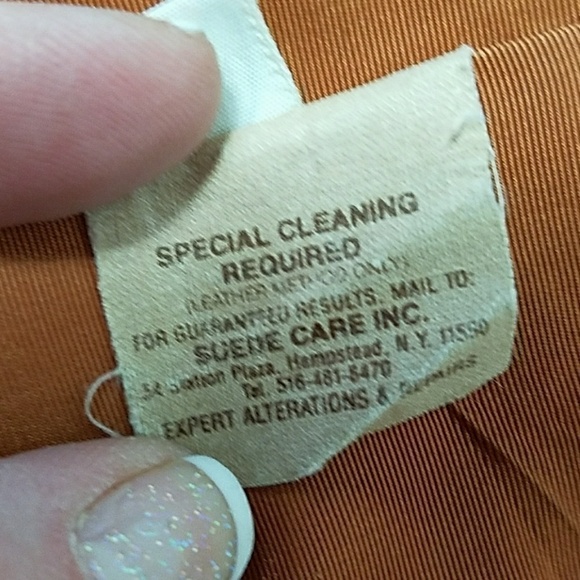 Vintage Suede Leather Blazer size 12(m/l) - Picture 7 of 16